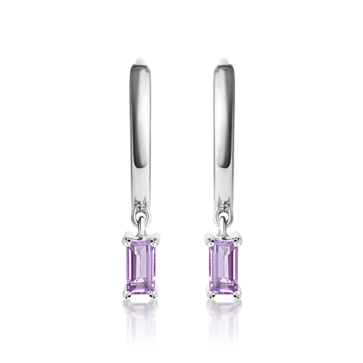 Light Spot Gemstone earring