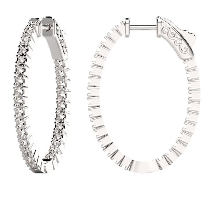 The Diva V Hoop Earring