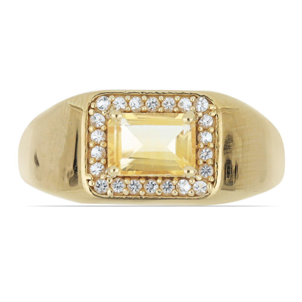 Reign Signet Gemstone Ring