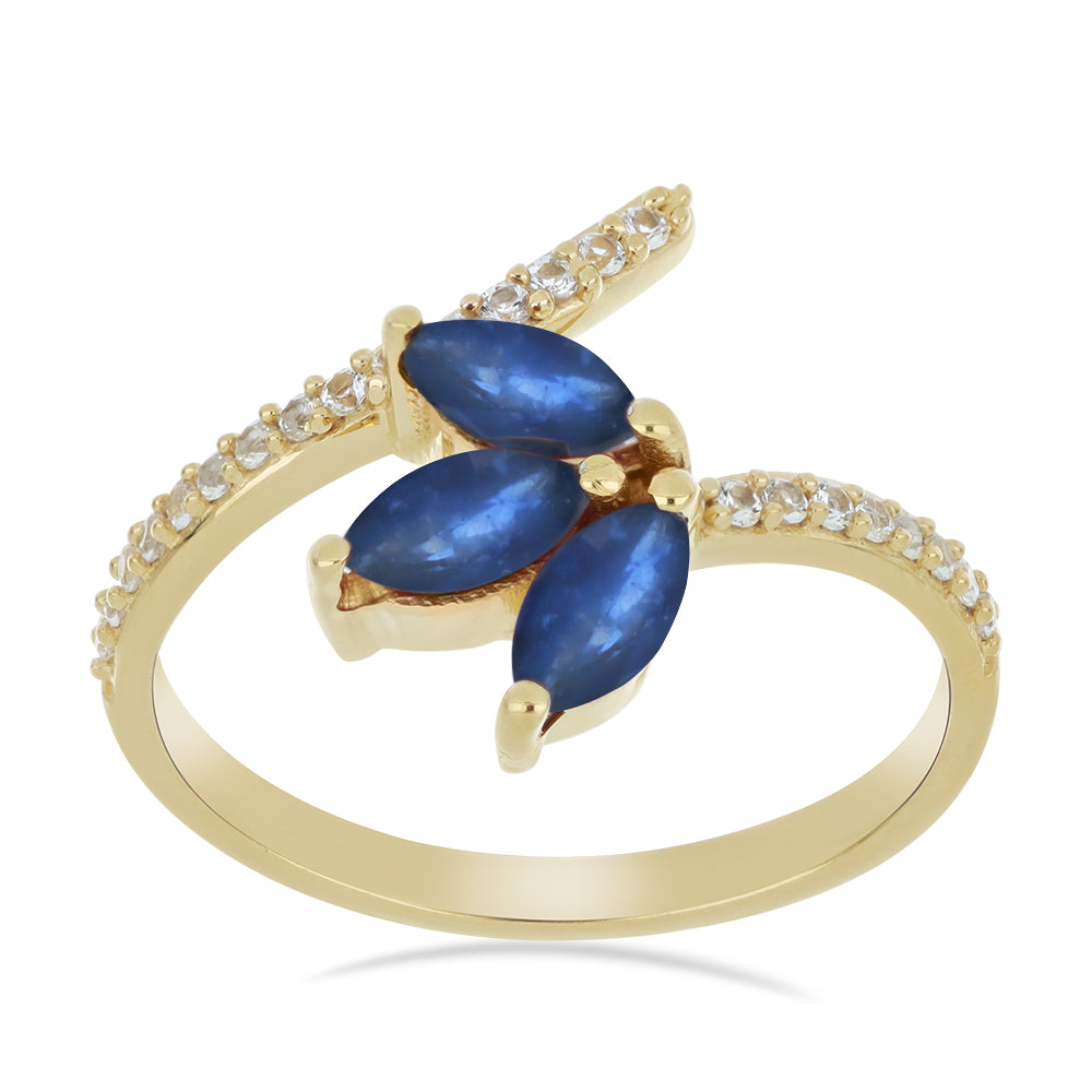 Fortuna Lotus Gemstone Ring