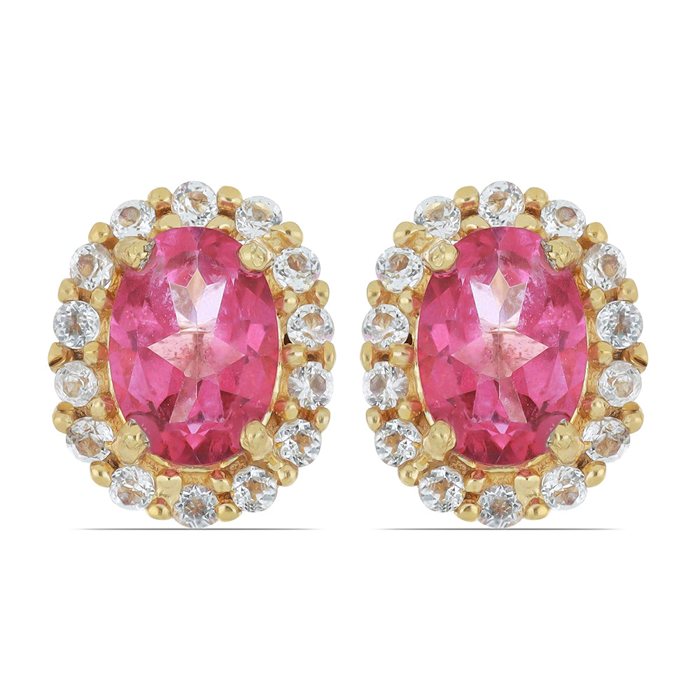 Opulence Stud Gemstone Earring