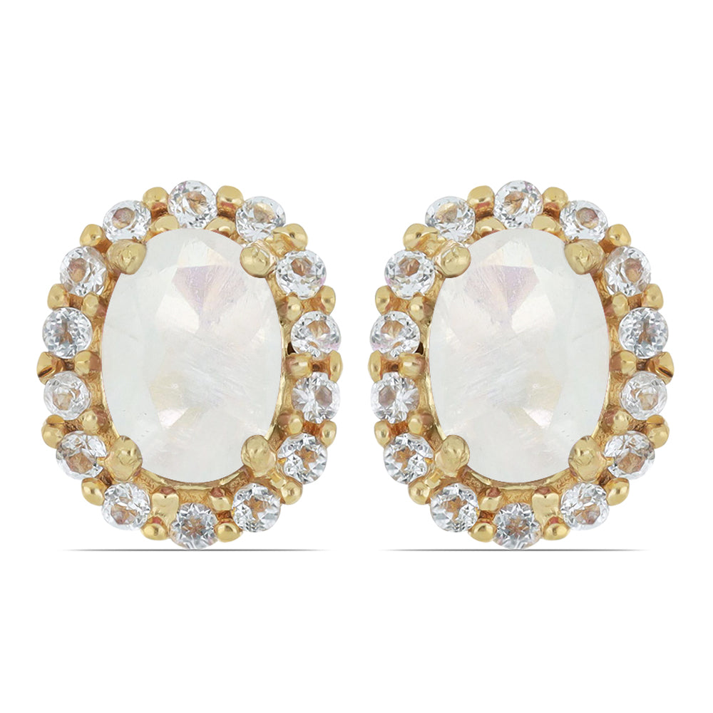 Opulence Stud Gemstone Earring