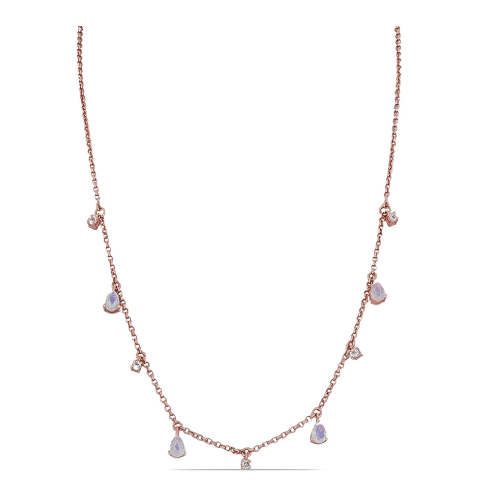 Luster Station Gemstone Necklace