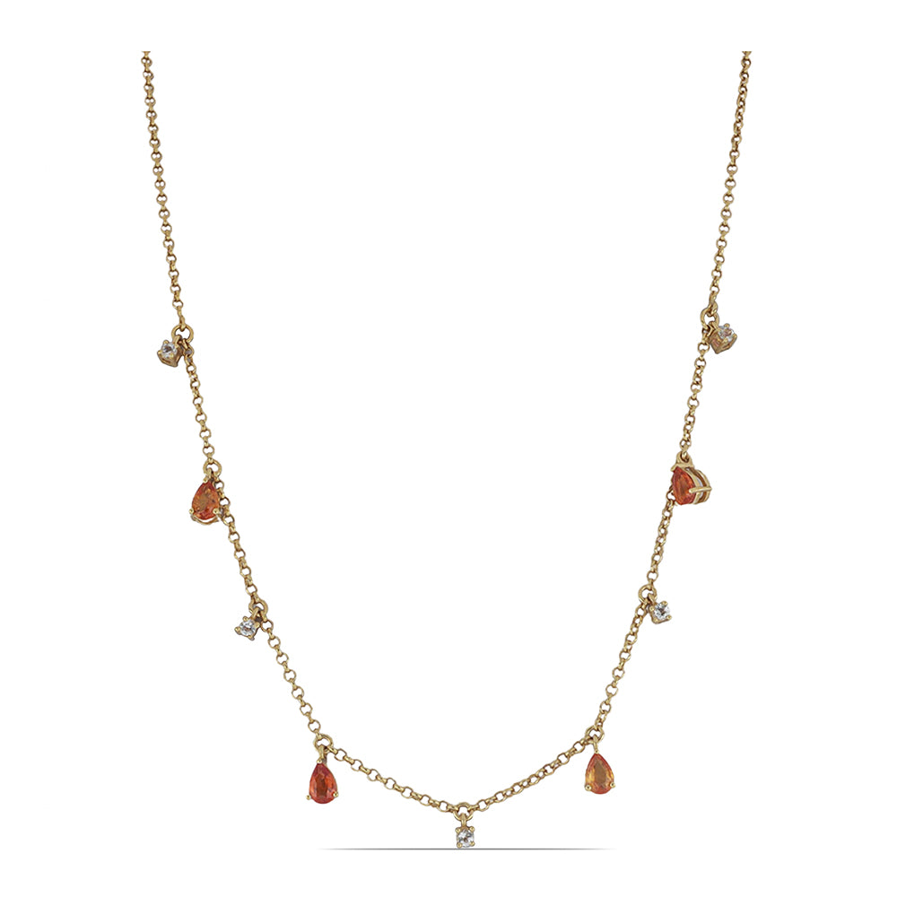 Luster Station Gemstone Necklace